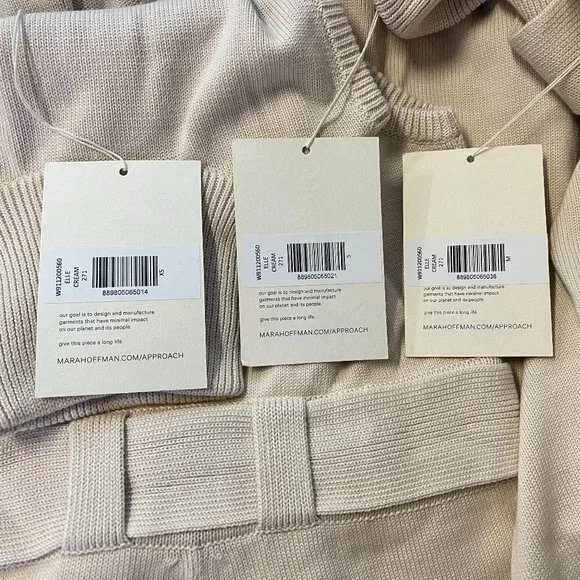 NEW!  Mara Hoffman Elle Dress in Cream - Picture 9 of 14